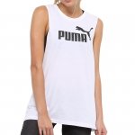 Puma t-shirt koszulka top bluzka damska duże logo biała
