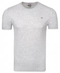 T-shirt Tommy Jeans koszulka męska z okrągłym dekoldem szara