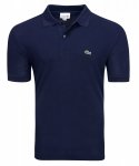 Polo polówka Lacoste męska granatowa z kołnierzykiem