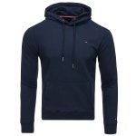 Bluza Tommy Hilfiger męska granatowa kangurka z kapturem