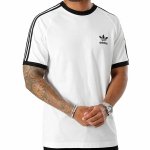 T-shirt Adidas koszulka biała krótki rękaw logo na piersi