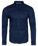 Koszula granatowa Tommy Hilfiger Slim Fit męska logo
