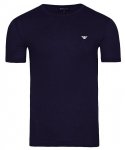 T-shirt Emporio Armani małe logo męska koszulka granatowa 