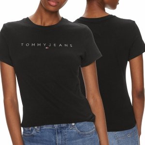 T-shirt Tommy Jeans koszulka bluzka damska czarna