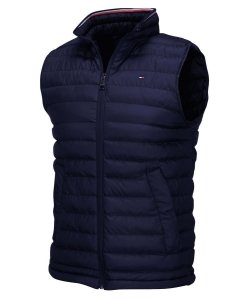 Tommy Hilfiger bezrękawnik granatowy męski jesienny 