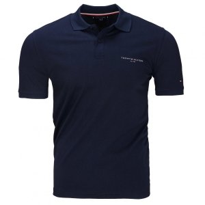 Polówka polo Tommy Hilfiger męska granatowa bawełniana