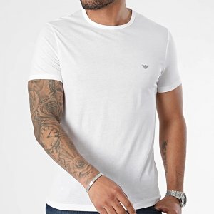 Emporio Armani t-shirt koszulka męska na krótki rękaw biała