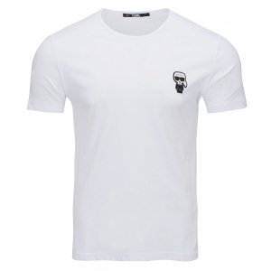 Karl Lagerfeld t-shirt koszulka biała męska