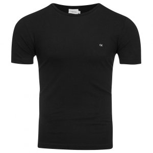 Calvin Klein t-shirt koszulka męska z okrągłym dekoldem czarna
