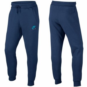 Nike dresowe spodnie sportowe męskie granatowe