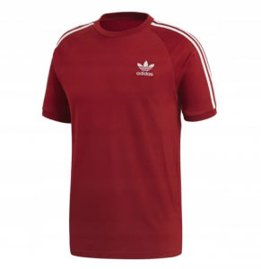 T-shirt Adidas koszulka bordowa krótki rękaw logo na piersi