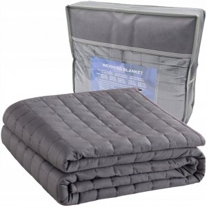 Koc sensoryczny kołdra obciążeniowa 150x200 - 6,8 kg antystresowa relaksacyjna