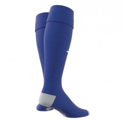 Adidas długie skarpety piłkarskie Milano getry sportowe niebieskie