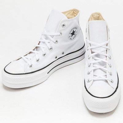 Converse Chuck Taylor All Star Platform wysokie buty trampki damskie na platformie białe