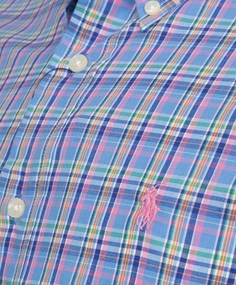 Koszula męska Ralph Lauren w kratkę bawełniana kolorowa