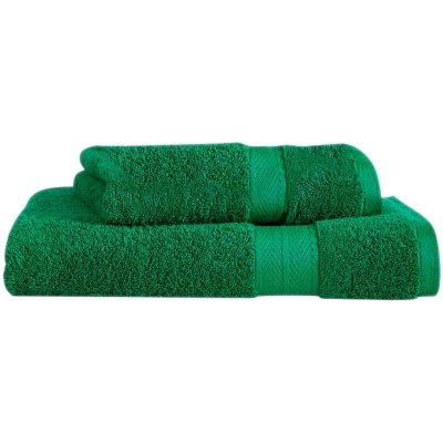 Zestaw ręcznik zielony Tommy Hilfiger bawełniany 2 sztuki