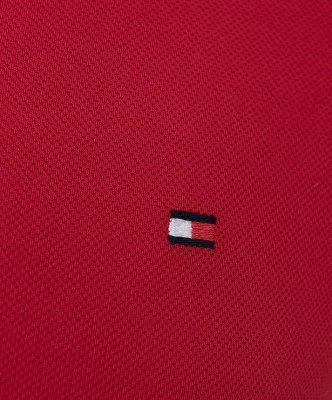 Polówka polo Tommy Hilfiger męska czerwona bawełniana