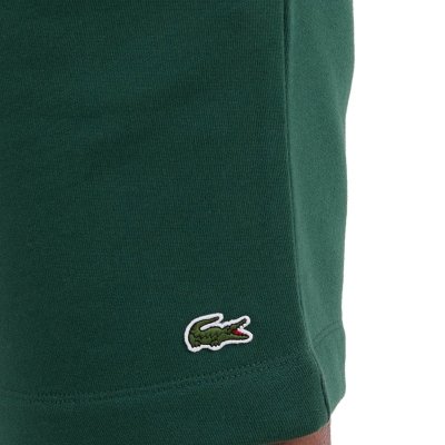 Spodenki Lacoste szorty męskie zielone khaki małe logo