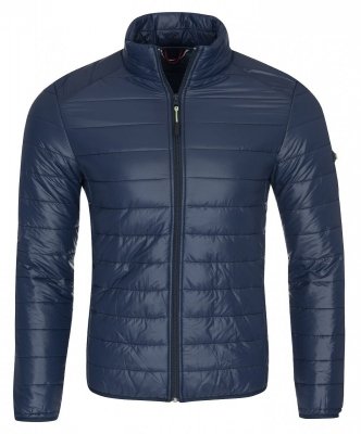 Armani Jeans męska kurtka przejściowa granatowa ze stójką pikowana