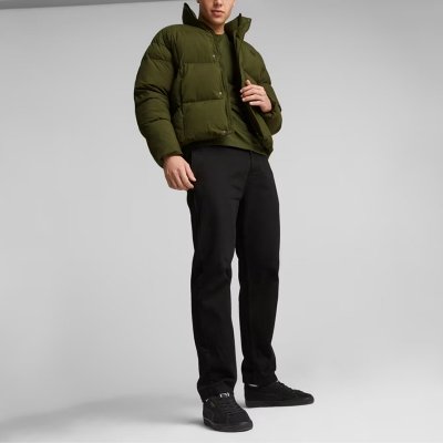 Puma kurtka męska zielona khaki bez kaptura przejściowa jesień