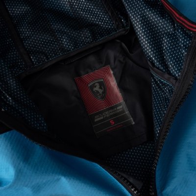 Puma Ferrari kurtka damska zielona rozpinana z kapturem wiatrówka