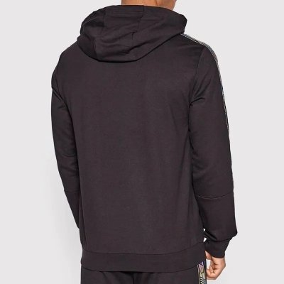 Bluza Emporio Armani EA7 męska czarna z kapturem
