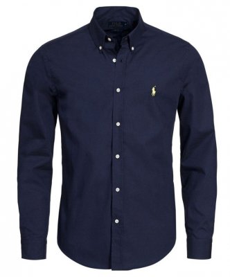 Koszula męska Ralph Lauren granatowa bawełniana