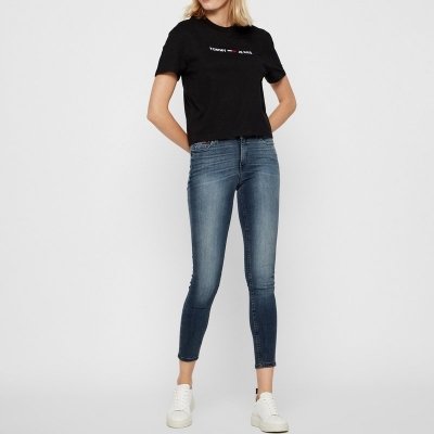 T-shirt Tommy Jeans koszulka bluzka damska czarna