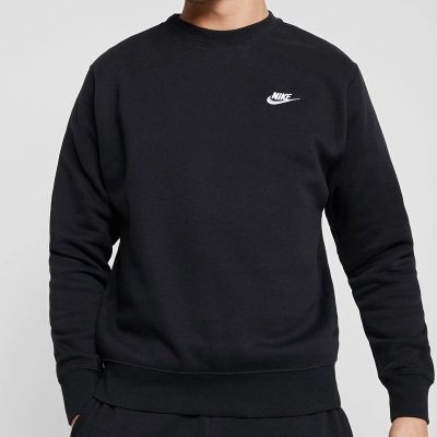 Nike bluza męska kangurka czarna dresowa bawełniana