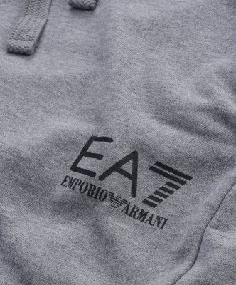 Spodnie męskie Emporio Armani EA7 szare dresowe