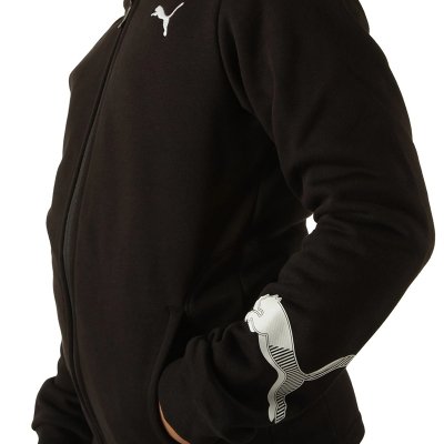 Puma komplet dres dziecięcy bawełniany czarny 