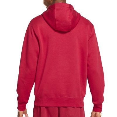 Nike bluza męska kangurka bordowa z kapturem
