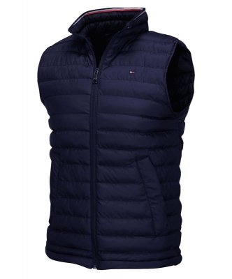 Tommy Hilfiger bezrękawnik granatowy męski wiosenny