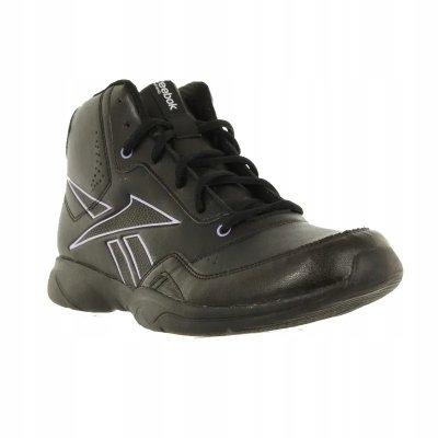 Buty damskie Reebok sneakersy sportowe czarne za kostkę