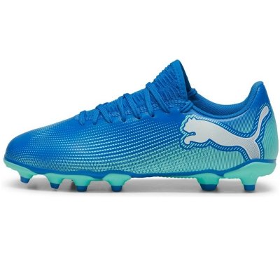 Buty korki Puma piłkarskie dziecięce niebieskie