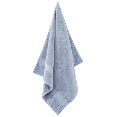 Ręcznik błękitny Tommy Hilfiger bawełniany