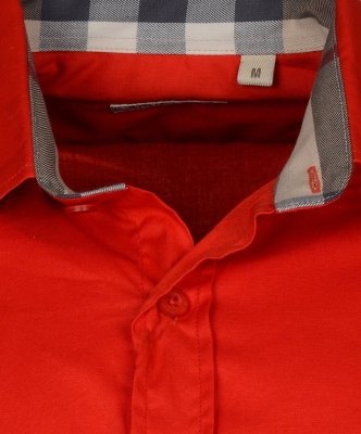 Burberry koszula męska Slim Fit czerwona elegancka 