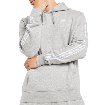 Nike komplet dresowy bawełniany męski spodnie bluza z kapturem szary