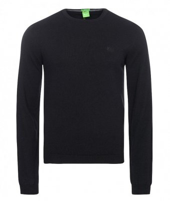 Sweter męski Hugo Boss bawełniany z okrągłym dekoldem