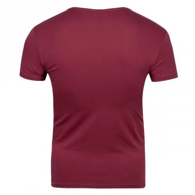 Emporio Armani t-shirt koszulka męska 2 sztuki granatowa i bordowa