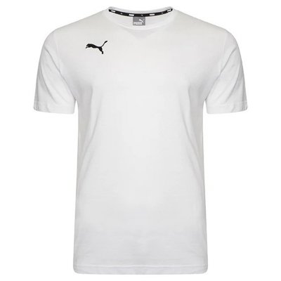 Puma t-shirt biała koszulka męska na krótki rękaw logo na piersi