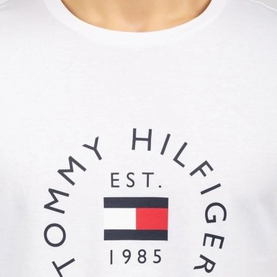 T-shirt Tommy Hilfiger koszulka męska z okrągłym dekoldem biały