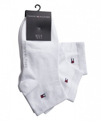 Tommy Hilfiger skarpety 3 pary za kostkę białe