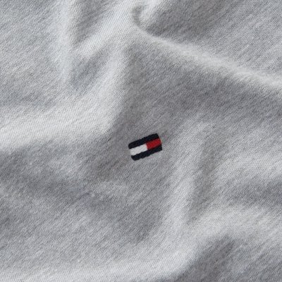 T-shirt Tommy Hilfiger koszulka męska z okrągłym dekoldem szara