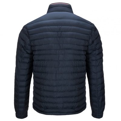 Kurtka męska Tommy Hilfiger jesień przejściowa pikowana granatowa