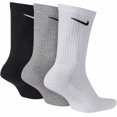 Nike skarpety skarpetki długie wysokie białe szare czarne 3 pary