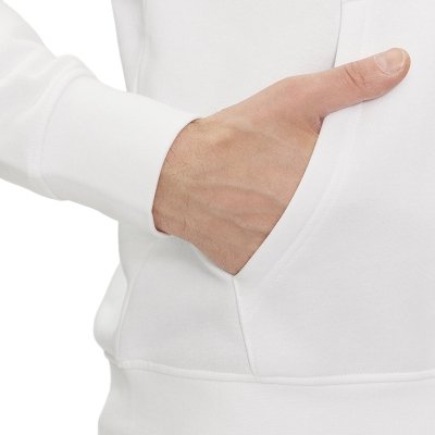 Bluza Tommy Hilfiger męska biała z kapturem bawełniana 