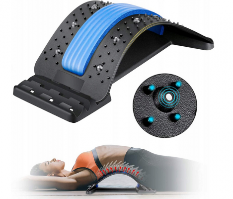 Masażer do rozciągania mięśni pleców na krzesło fotel lub siedzenie samochodowe