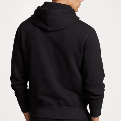 Bluza męska Ralph Lauren z kapturem bawełniana czarna