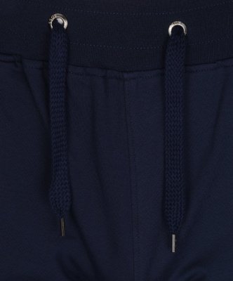 Komplet dresowy spodnie bluza Hugo Boss męski granatowy bluza ze stójką